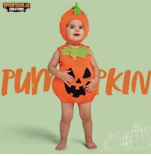 Pumpkin Halloween Costume 3t New 2 piece pumpkin costume and Hood