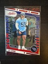 2024 Absolute Rookies J.C. Latham #107 (RC) Red Blue Titans