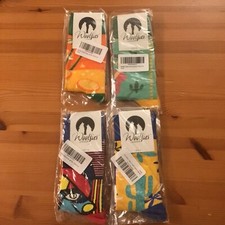 Brand New Ladies Socks; Woolfies of London, Four Assorted Designs, Size 2-6 UK
