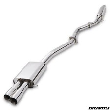 SISTEMA DE ESCAPE TRASERO GATO INOXIDABLE 2.5" PARA SKODA OCTAVIA VRS MK2 2.0 TFSI 05-13