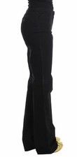 Just Cavalli 200 Women  s Straight Black Pants Chinos Trousers W24 IT 38