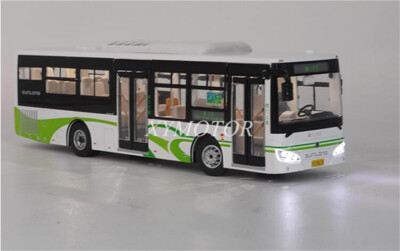 1:43 SLK 6109 SHANG HAI SUN LONG BUS Shanghai Bus 135# / 778# Model Car Light