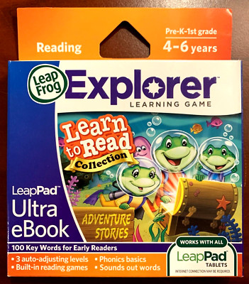 LeapFrog LeapPad Explorer: Learn to Read - Adventure Stories, Leap pad 1-3 U NEW