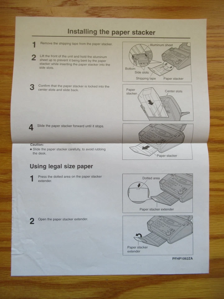 ЛОТОК ДЛЯ УКЛАДКИ БУМАГИ ДЛЯ ФАКСА PANASONIC KX-FP101 - Изображение 4 из 4