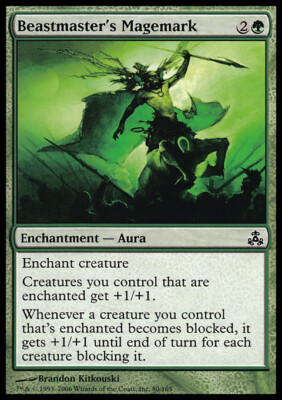 Magic the Gathering MTG Beastmaster's Magemark (80) Guildpact   LP