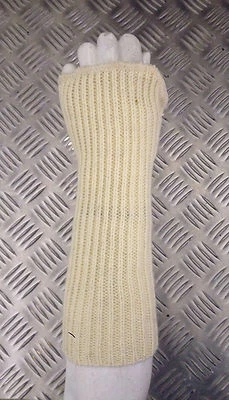 Britische Armee Wolle / Wollarmbänder / fingerlose Handschuhe - BRANDNEU