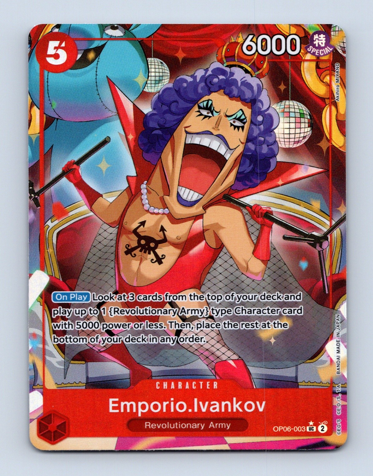 Emporio.Ivankov (Full Art) OP06-003 Premium Booster -The Best-
