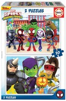 Puzzle Educa Spidey Und Freunde 2X20 Teile, Kinderpuzzle Ab 3 Jahren