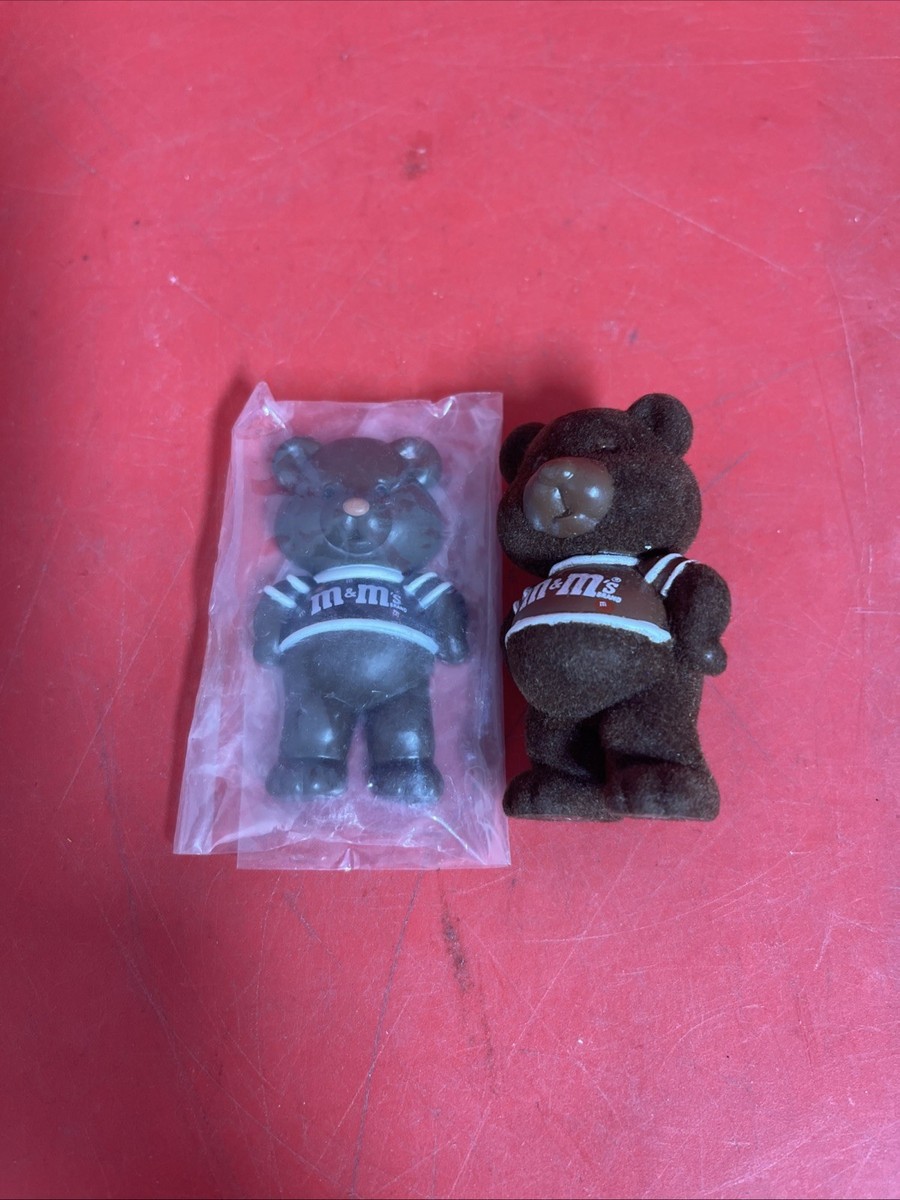 Vtg Chocolate Chums Bear Figures 1987 Snickers, M&Ms, Milky Way