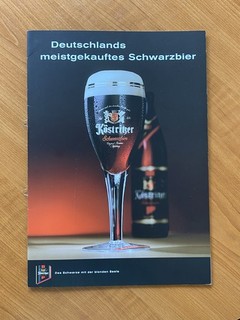 Werbebroschüre Köstritzer Schwarzbierbrauerei 2006 mit Einleger