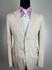 Z ZEGNA Modern 2-Button Khaki Sport Jacket 42 R e52