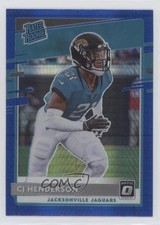 2020 Panini Donruss Optic Rated Rookies Blue Hyper Prizm CJ Henderson #198 10d8