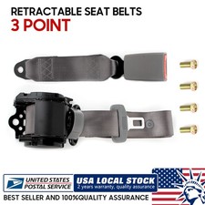 Adjustable 3 Point Seat Belts Universal Car Retractable Seat Belt Lap Shoulder