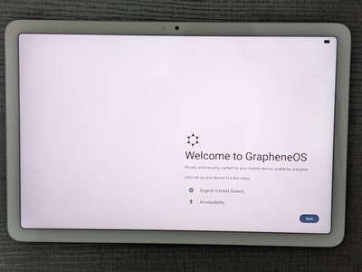 Google Pixel Tablet GrapheneOS Degoogled