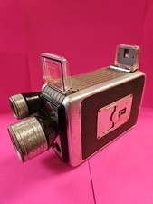 Kodak Brownie Movie Camera Turret f/1.9 8mm WORKS VINTAGE 1950s