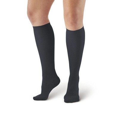 Ames Walker 169 Women's Cotton Travel Knee High Socks 15-20 mmHg