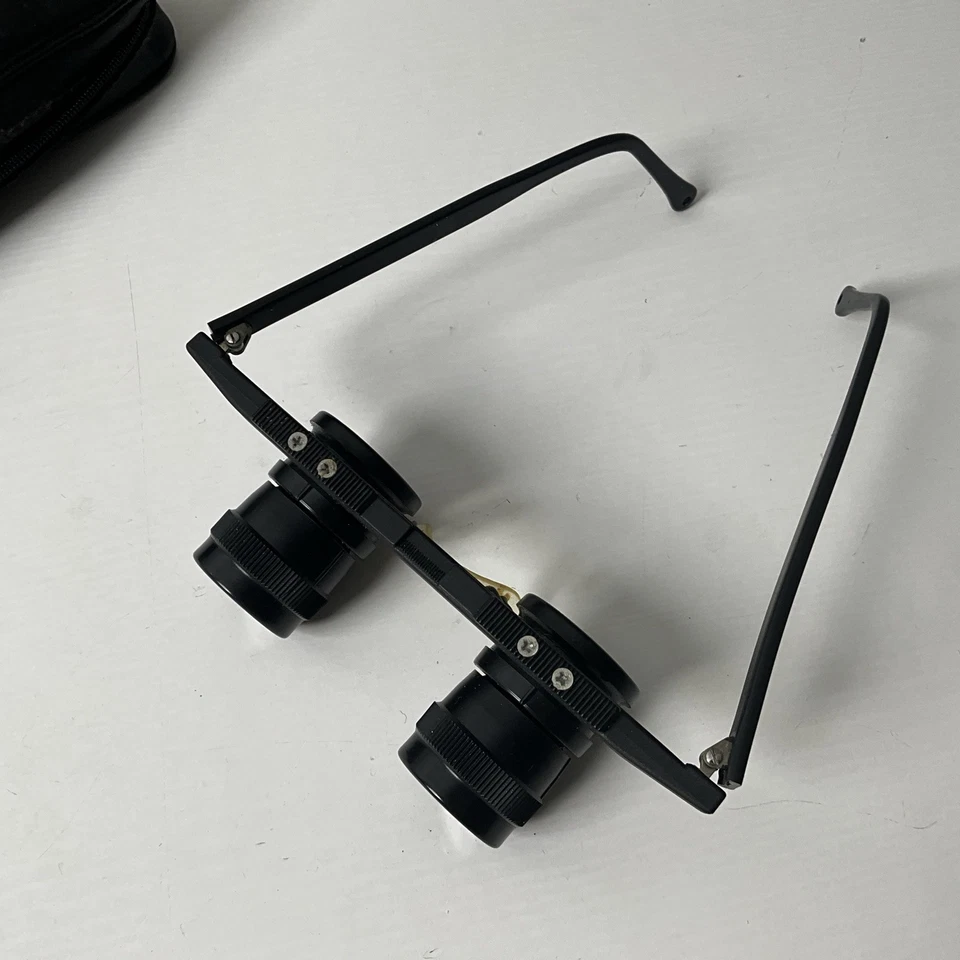 Eschenbach Tele 3x Distancia Binocular Sistema Lupa Lupas Alemania con Estuche Foto 3 de 4