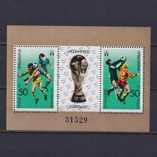 BULGARIA 1982, Mi# Bl 122, Soccer, Souvenir sheet, MNH