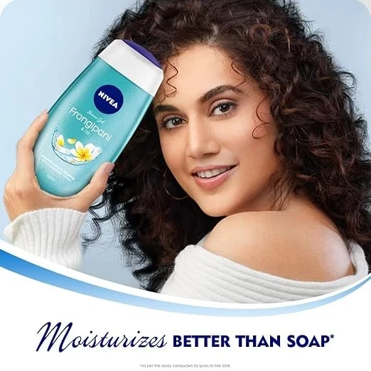 NIVEA Frangipani & Oil 250ml Body Wash Clean Healthy & Moisturized Skin 250ml - Image 3 of 4