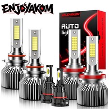 Cob Led Headlight Bulb High Low Beam Fog Lamp For Gmc Sierra 2500 Hd 2007-2014