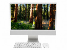 Apple iMac 24" 256GB SSD, Apple M1, 3.20GHz, 8GB, 7-Core GPU Silver