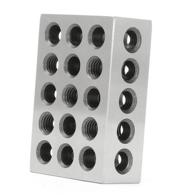 Paar 1-2-3 Block Set 0,0001 ''Precision Matched Mill Machinist 23 Löcher 123