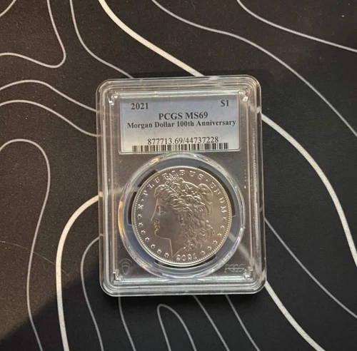 2021 Morgan Dollar 100th Anniversary MS69