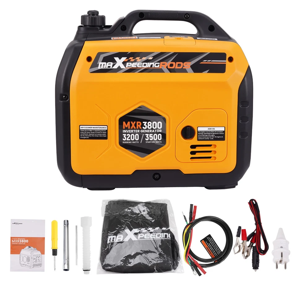 3200W 3500W Inverter Stromerzeuger 21KG tragbar Notstromaggregat Generator 4Takt - Bild 2 von 4