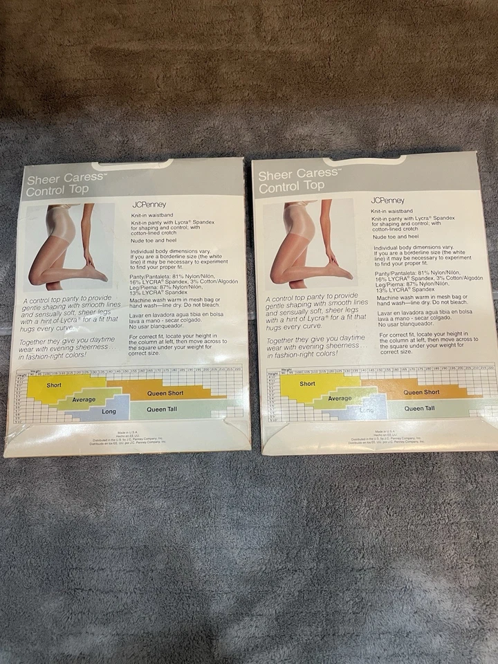 Pantimedias de Colección JC Penney Nuevas con Etiquetas Sandalia Larga Años 80’s Azul Mar Geniales Como Nuevas Descontinuadas Foto 2 de 4