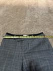 Banana Republic Womens 6 Martin Fit Plaid Wool Blend  Pants Black Gray — photo 7