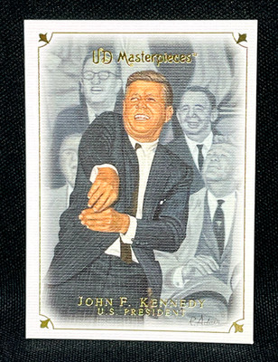 2007 Upper Deck UD Masterpieces Baseball - JOHN F. KENNEDY #47 - FIRST PITCH
