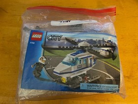 Lego 7741 CITY POLICE HELICOPTER Built Complete with Box & Instructions