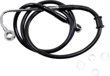 Drag Specialties 1741-5763 Extended Stainless Steel Front Brake Line Kit Plus...