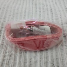 Vera Bradley Webbing Lanyard Sun Washed Tropical Pink Logo 28561-V77 New