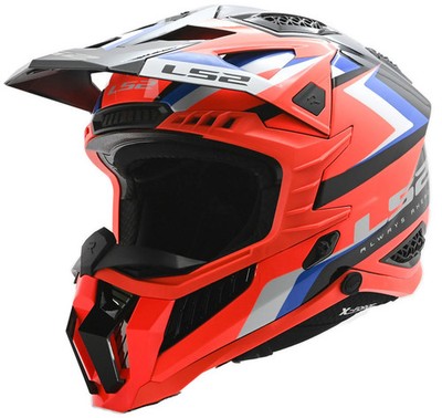 LS2 X-Force HPFC MX Motocross Helmet Sprint Black Orange Blue White XL