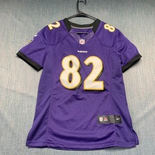 Nike Torrey Smith Youth Jersey Baltimore Ravens Size L Purple NFL Football