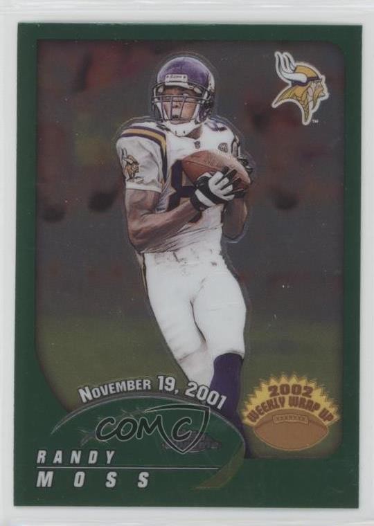2002 Topps Chrome 2002 Weekly Wrap Up Randy Moss #155 HOF 1jj5
