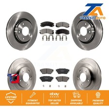 Front Rear Disc Brake Rotors And Ceramic Pads Kit For Mitsubishi Outlander PHEV