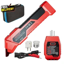 NF-827S Circuit Breaker Locator GFCI Outlet Tester Digital Finder 90-120V AC…