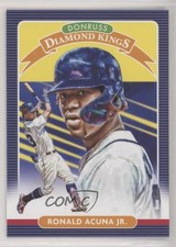 2020 Panini Donruss Diamond Kings Yellow Ronald Acuna Jr #8 00bq
