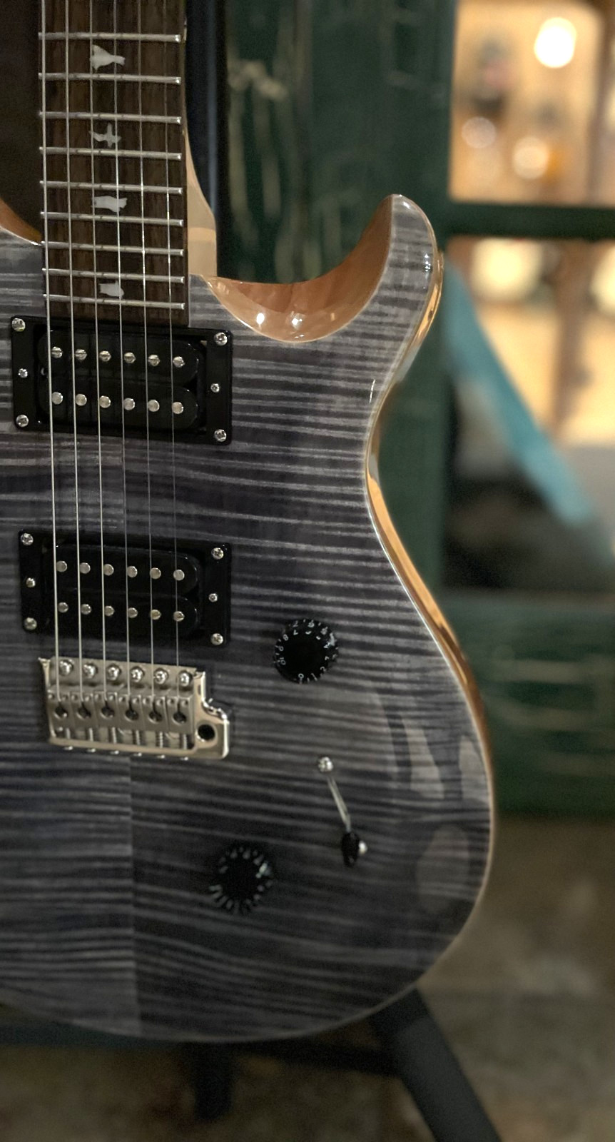 Paul Reed Smith 2024 PRS SE Custom HH Electric Guitar in Charcoal  W/ PRS SE Bag