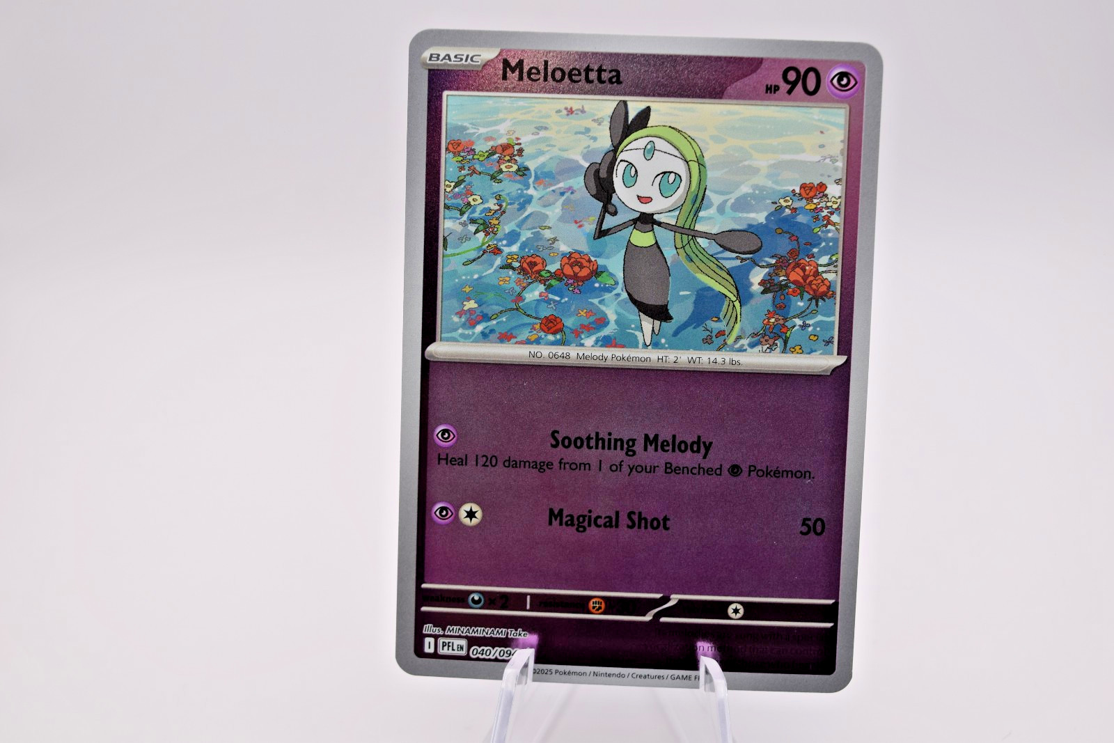 Pokemon TCG - Meloetta #040 - Phantasmal Flames PFL - Reverse Holo