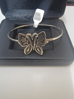 Retired James Avery Mariposa Butterfly Hook On Bracelet Sterling Silver Medium