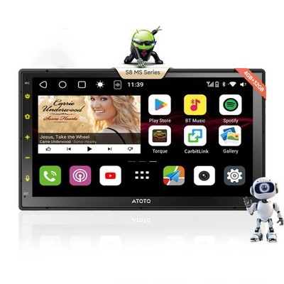 ATOTO S8 Ultra Android Autoradio Doppel DIN 7 Zoll GPS Navi Android Auto/CarPlay