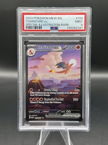 PSA 9 Charizard ex SIR 199/165 Pokemon Scarlet & Violet 151 English 2023 Mint