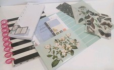 Happy Planner Lot Create 365 Pink Floral Nature Sheets Sticky Notes Butterfly