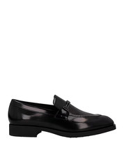 Tods Polished Leather Bit Loafers in Black