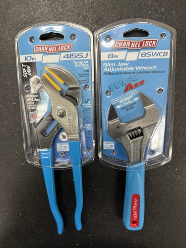 CHANNEL LOCK Pliers 415SJ, 8SWCB, LOT OF 2, ALL NEW+ FREE SHIPPING! | eBay