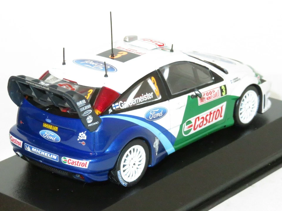 1/43 Ford Focus RS WRC Castrol Rally Monte Carlo 2005 #3 T.Gardemeister - Image 4 of 4