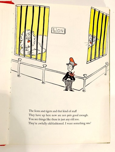 Vintage 1950 Dr. Seuss If I Ran The Zoo No Longer Published - Picture 7 of 13